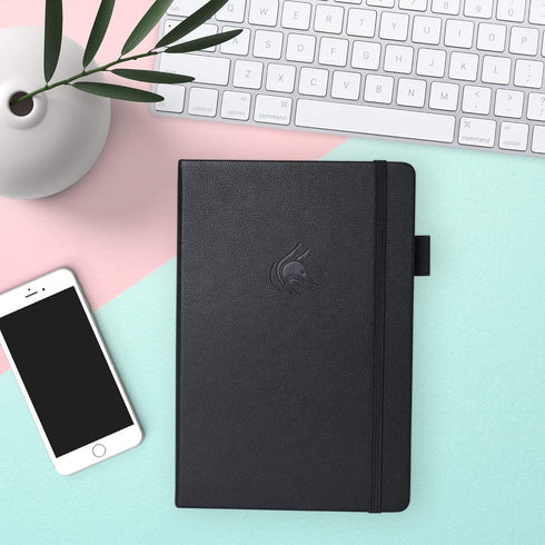 Clever Fox Meeting Notebook – Work & Business Organizer with Notes & Action Items – Notepad for Project Management & Meetings, A5 (Black)...