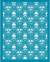 OLYCRAFT 4x5 Inch Skull Clay Stencils Skeleton Non-Adhesive Silk Screen Stencil Skull and Bones Clay Silk Screen Reusable Mesh Transfer for Polyme...