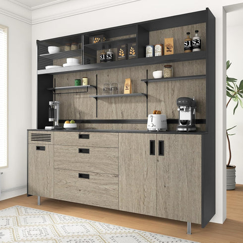 WESTICK Light Wood Grain Contact Paper Peel and Stick Countertops Waterproof Wood Look Wallpaper Stick and Peel Wooden Contact Paper for Cabinets ...