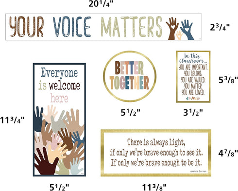 Everyone is Welcome Diversity Mini Bulletin Board...