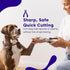 Pet Dog Nail Clippers for Large Dogs Thick Nails - Heavy Duty Dog Nail Trimmers with Razor Sharp Blade and Easy to Use Dog Nail File with Safety G...