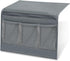 MCPINKY Bedside Storage Organizer, Couch Caddy Bedside Caddy Grey for Remote Control Magazine Phone...