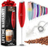 Zulay Powerful Milk Frother for Coffee with Powerful Motor - Handheld Frother Electric Whisk, Milk Foamer, Mini Mixer & Coffee Blender Frother for...