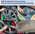 Car Wheel Rim Tire Brush Set, Car Detailing Wash Kit, Long Soft Wheel Brush, Car Detail Brushes Accessories for Automotive Cleaning Wheels, Interi...