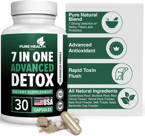 Complete Body Cleanse - Advanced Formula - Detox & Liver Cleanse - Goldeal Root- Burdock Root - Detox & Liver Repair, All Natural Toxins Remover, ...