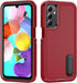 for Galaxy A15 5G Case with Kickstand Case 3-Layer Military Grade Protective Case Cover Silicone Shockproof for Samsung Galaxy A15 5G Phone Case (...