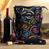 Tirrinia Insulated Wine Gift Carrier Tote - Travel Padded 2 Bottle Wine/Champagne Cooler Bag for Portable Wine Bottle Carrying Case, Women Men Eve...