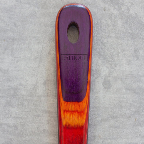 Baltique Waikiki Collection 12-1/2" Wooden Slotted Spatula, Safe for Nonstick...