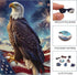 Wooden Puzzle for Adults, Eagle Flag Wooden Jigsaw Puzzles(11.2 * 11.2in-200pcs), Beautiful Wooden Puzzle with Box Birthday Gifts for Adults and K...