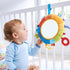 HABA Rainbow Discovery Mirror - Hang from Crib or Use as a Pillow with Entertaining Elements for Baby to Explore...