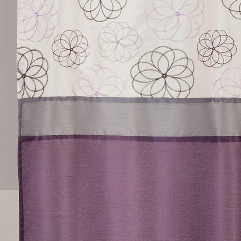 Lush Decor Covina Shower Curtain, Purple 72 inches wide x 72 inches long...