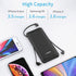 10000 mAh Portable Charger Power Bank,Slim External Battery Pack with Built in AC Wall Plug, USB C Cable Total 3 Different Cables Compatible with ...