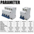 32 Amp Dual-Pole Circuit Breaker Switch, Din Rail Mounted Home Use Circuit Breaker for Household Appliance Circuit Security Protection (DZ47-63 C3...