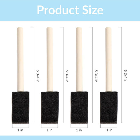 ROYAL BRUSH RFOMW 15 Pack Assorted Foam Brushes...