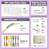 Bradove 4 Sets Embroidery Stitches Practice Kit, Embroidery Kit for Beginners with Embroidery Patterns, Beginner Embroidery Kit, Embroidery Kits f...