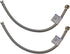 Eastman 20" Supply Line Steel Flex Long Faucet Connectors (2) Pack (1/2" FIP x 3/8" Comp)...