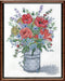 Janlynn Stamped Cross Stitch Kit, Poppies...