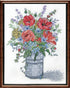 Janlynn Stamped Cross Stitch Kit, Poppies...