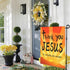 Thank You Jesus Garden Flag 12x18 Inch For Everything And Everyone Garden Flag 3ply Fabric Double Sided Christ Jesus Easter Garden Flag for Outdoo...