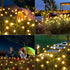 2 Pack Solar Powered Firefly Lights, 20 LEDs Waterproof Garden Firefly Lights, Swaying Lights, 2 Modes, Outdoor Solar Firefly Lights for Party Gar...