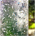 LEMON CLOUD Window Film, Decorative Window Privacy Film, 3D Stained Glass Window Sticker,Anti-UV Sun Blocker Heat Control for Home(Rainbow Tulip D...