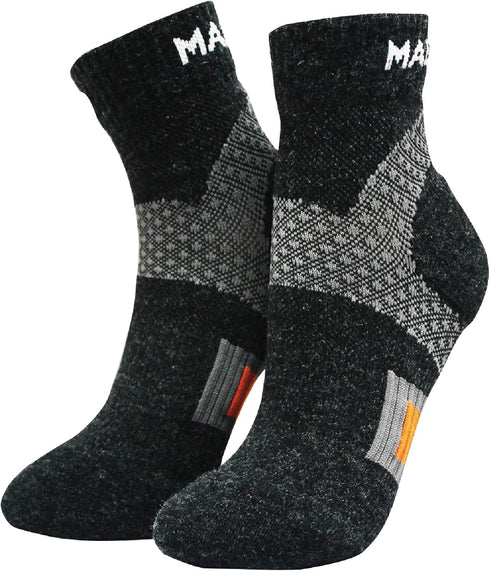 Merino Wool Above Ankle Cushioned Hiking Socks for Running, Hiking, Cycling, Camping, Ankle Socks, Arch Support...