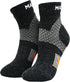 Merino Wool Above Ankle Cushioned Hiking Socks for Running, Hiking, Cycling, Camping, Ankle Socks, Arch Support...