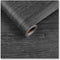 CRE8TIVE Dark Grey Wood Contact Paper 12"x80" Self Adhesive Faux Wood Wallpaper Peel and Stick Countertops Waterproof Thick Rustic Wood Grain Viny...