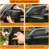 Kaskawise 2 Pack Front Car Window Shades,Elastic Breathable Mesh Side Sun Shade for Driver,Car Window Screen for Camping,Car Window Cover Fits SUV...
