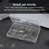 700 PCS Paper Clips, Small Paper Clips for Paperwork, 2 Boxes of 350 PCS Each, Sturdy and Upgraded Plastic Boxes Well Packed, Easy to Use in Offic...