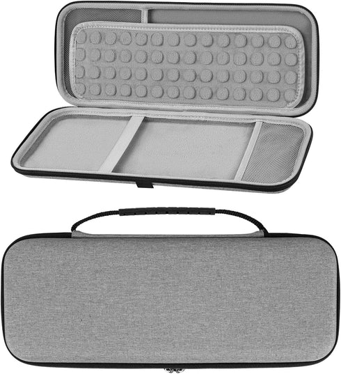 GEEKRIA Keyboard Carrying Case, Hard Shell Protective Travel Bag. Compatible with Magic Keyboard, Magic Keyboard and Magic Mouse Combo Case (Light...