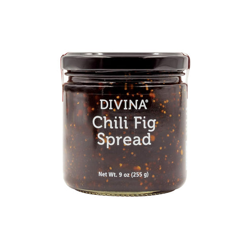 DIVINA Chili Fig Spread Jam, 9 Ounce...