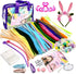 HPWF Pipe Cleaners Craft Supplies, Arts & Crafts Supplies Kits Include Pipe Cleaners, Pom Poms, Storage Bag, Eyes, Make Headband, Necklaces, Hairc...