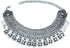 Native American Style Bohemian Boho Dangling Coins Feather Wide Choker Necklace Western Jewelry For Women Teens Oxidized Silver Plated...