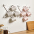 Wooden Wall Hanger Expandable Coat Rack Accordion Design 14 Peg Hooks for Hanging Storage Clothes, Hats,Caps,Scarves,Purses,Mug,Towels,Umbrella,Ac...