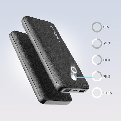 Portable Charger, 10000mAh 5V/3A Power Bank, USB C in&Out High-Speed Charging Battery Pack Portable Phone Charger for iPhone 15 14 13 12 11 Samsun...