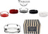 Fargus Glass Ashtrays for Cigarettes, Portable Decorative Modern Ashtray for Home Office Indoor Outdoor Patio Use, Fancy Cute Cool Ash Tray, Pack ...