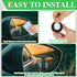 6 Pieces Blind Side Mirrors Blindspot Mirror for Car Blind Spot Mirror Car HD Blind Spot Mirror Blind RearView Car Mirrors, 3 Shapes (Classic Styl...