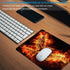 Large Mouse Pad, Cool Fire Phoenix MousePad Office Computer Laptop Mouse Pad with Stitched Edges, Non-Slip, Washable Personalized Design Art Mouse...