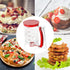 Batter separator Cupcakes Pancakes Cookie Cake Waffles Batter Dispenser cookie separator batter Cream Speratator Cup Measuring Baking Tools (red)...