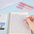BAYTORY 8Pcs Retractable Erasable Gel Pens, 4 Blue & 4 Black Ink 0.5 mm Fine Point with Cute Eraser, Smooth Write Quick Dry School Office Note Tak...