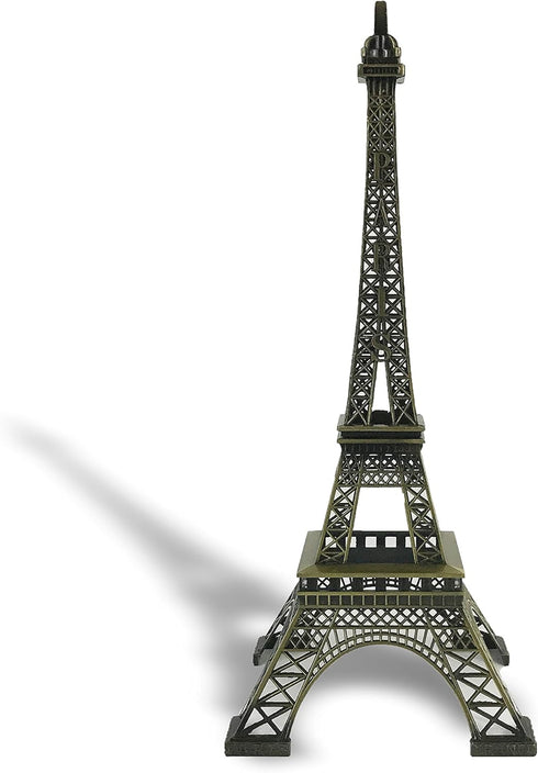 allgala 15" Eiffel Tower Statue Decor Alloy Metal, Bronze...
