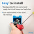 Shelly Plus 1PM UL | WiFi & Bluetooth Smart Relay Switch with Power Metering Function | Home Automation | Compatible with Alexa & Google Home | iO...