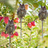 Owl to Keep Birds Away, 3Pcs Bird Scare Reflective Hanging Decoration for Garden Patio, Effective Bird Control with Reflective Tape to Keep Birds ...