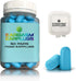 Eargasm Foam Earplugs - 32 dB NRR Super Soft Foam Ear-Plugs with Carrying Case for Noise Reduction and Quiet - Perfect for Sleeping, Snoring, Stud...