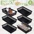6 Pack Plastic Basket 10.24 x 6.5 x 2.36 Inch Small Plastic Storage Bins Rectangle Plastic Organizer Tray Classroom Containers for Organizing Shel...