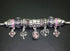 Falari Birthstone Bracelet Multi-Color Charm Beads Silvertone...