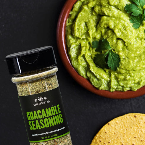 The Spice Lab Guacamole Mix Seasoning for Avocado - Shaker Jar - Perfect for Your Guacamole Seasoning Chip Dip or With Tacos and Nachos or Avocado...