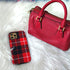 Red Plaid Case for iPhone 12 Pro Max, Christmas Phone Cover, Taran Soft TPU Super Slim Fit Silicone Snap Cover Flexible Case for iPhone 12 Pro Max...