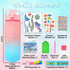 Decorate Your Own Water Bottle Kits for Girls Age 4-6-8-10,Mermaid Gem Diamond Painting Crafts,Fun Arts and Crafts Gifts Toys for Girls Birthday C...